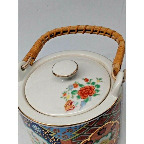 Miyako Imari Ware Hand Crafted PorcelainTea Pot - Signed - Picture 5 of 11